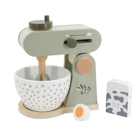 Jucarie din lemn Mixer, Olive Green, 36 luni+, Label Label
