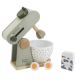 Jucarie din lemn Mixer, Olive Green, 36 luni+, Label Label 761921