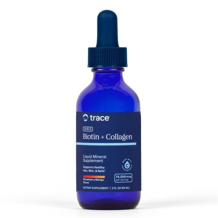 MECRO TRACE MINERALS BIOTINA+COLAGEN LICHID AROMA CAPSUNI/ MANGO 59 ML TM_IOBC01
