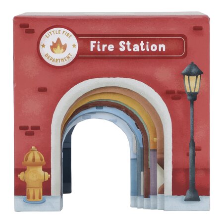 Garaj stivuibil cu masinute utilitare incluse, Multicolor, 18 luni+, Little Dutch 762030
