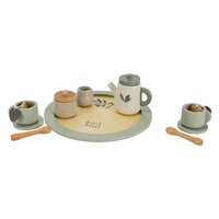 Jucarie din lemn Set ceai, Olive Green, 18 luni+, Label Label