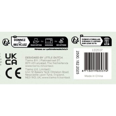 Masinute de servicii din lemn FSC, 2 ani+, Little Dutch 762109