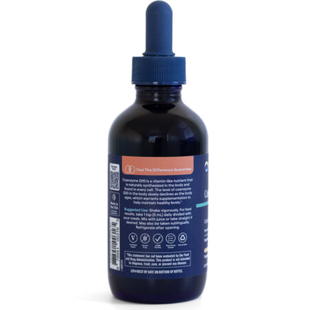 Coenzima Q10, 100 mg, Mandarina, 118 ml, Trace Minerals 763289