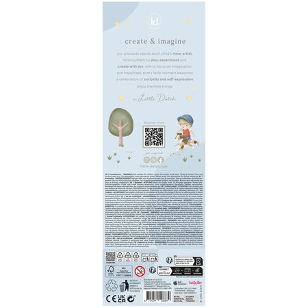 Cutie cu activitati creative XL Jim, 3 ani+, Little Dutch 762202