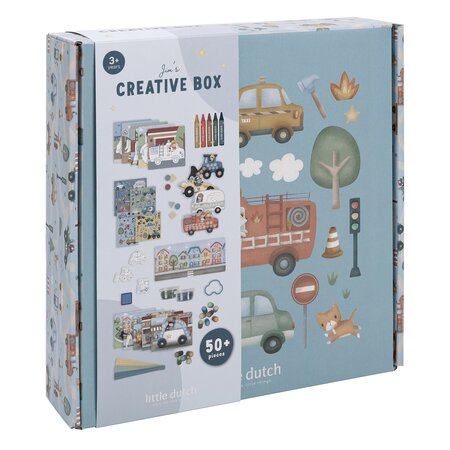 Cutie cu activitati creative XL Jim, 3 ani+, Little Dutch 762200