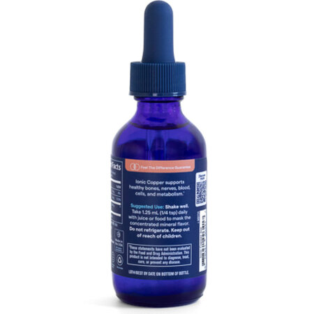 Ionic Copper, 3 mg, 59 ml, Trace Minerals 763329