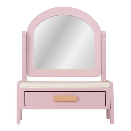 Masuta de toaleta cu accesorii pentru jocul de rol, Pink, 3 ani+, Little Dutch 762291