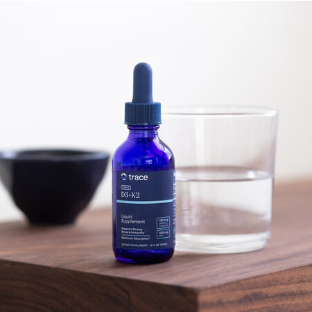 D3+K2 ionic lichid, 59 ml, Trace Minerals 763334
