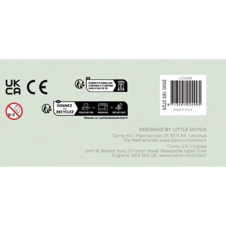 Frigider din Lemn FSC Essentials, 3 ani+, Little Dutch 762349