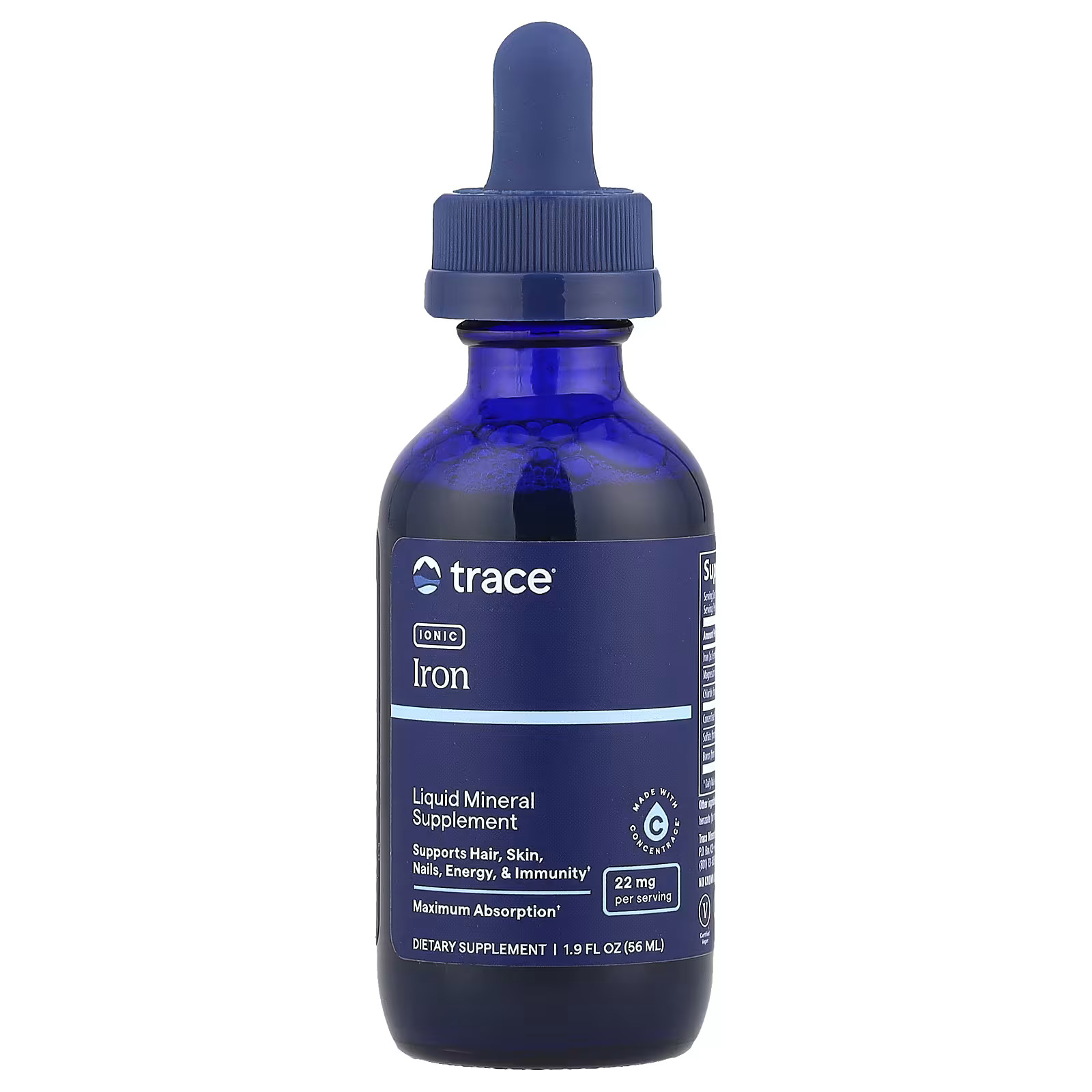 Fier ionic, 22 mg, 56 ml, Trace Minerals