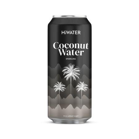 Apa de cocos naturala carbogazoasa, 320 ml, Hiwater