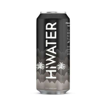 Apa de cocos naturala carbogazoasa, 320 ml, Hiwater 762455