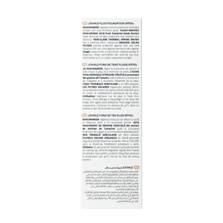 Fond de ten fluid cu SPF50+ Joviale, 01 Milk, 30 ml, Ivatherm 762561