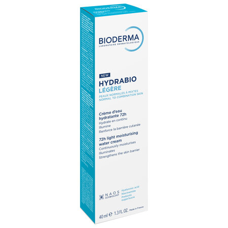 Crema de fata pe baza de ap Hydrabio Legere, 40 ml, Bioderma 762616