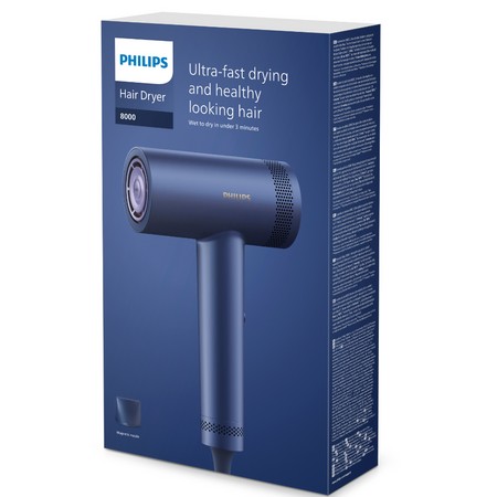 Uscator de par de mare viteza, Seria 8000, BHD839/00, Philips 762650