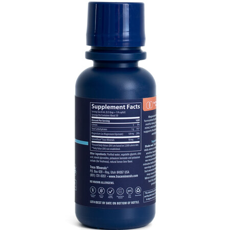 Magneziu glicinat cu aroma de lamaie/lime, 237 ml, Trace Minerals 763690