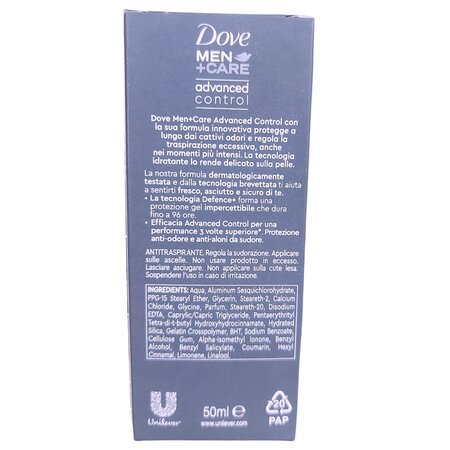 Deodorant Roll-On Advanced Control Stress Rezist, 50 ml, Dove 762828