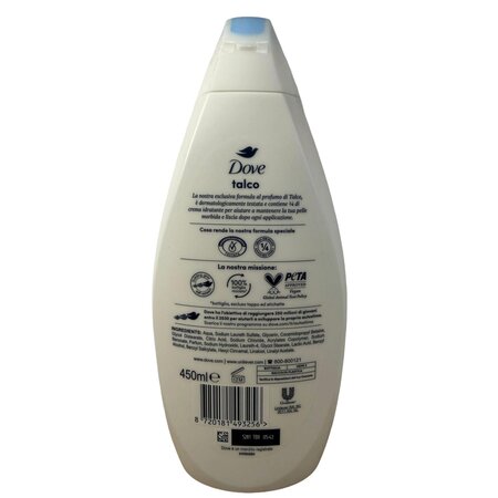 Gel de dus Talco, 450 ml, Dove 762836