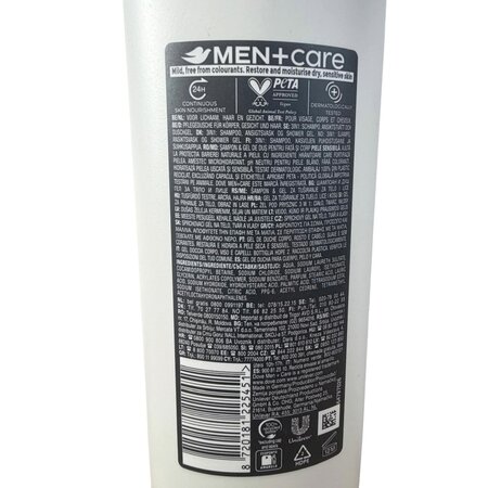Gel de dus Men+Care Sensitive, 400 ml, Dove Men 762839