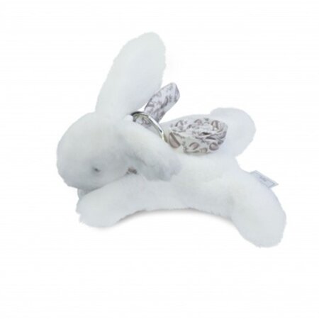 Breloc Iepuras, 16 cm, diverse culori, Doudou 762847
