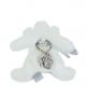 Breloc Iepuras, 16 cm, diverse culori, Doudou 762849