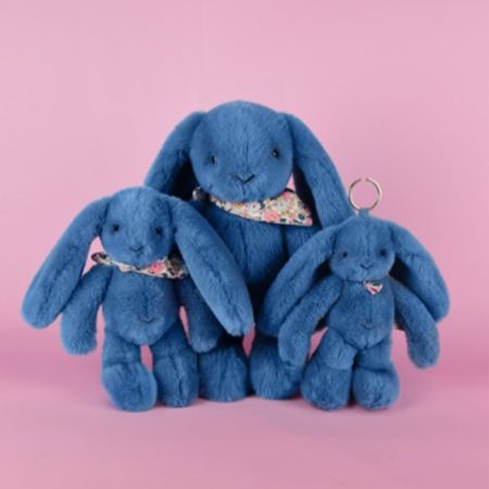 Breloc Iepuras, 18 cm, diverse culori, Doudou 762881