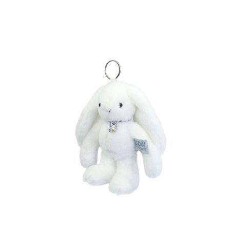 Breloc Iepuras, 18 cm, diverse culori, Doudou 762869