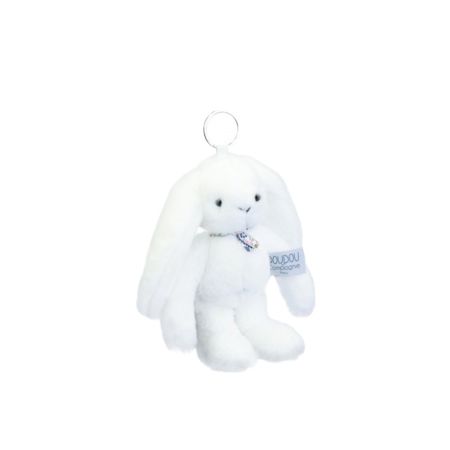 Breloc Iepuras, 18 cm, diverse culori, Doudou 762871