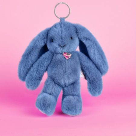 Breloc Iepuras, 18 cm, diverse culori, Doudou 762880
