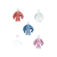 Breloc Iepuras, 18 cm, diverse culori, Doudou