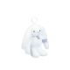 Breloc Iepuras, 18 cm, diverse culori, Doudou 762871