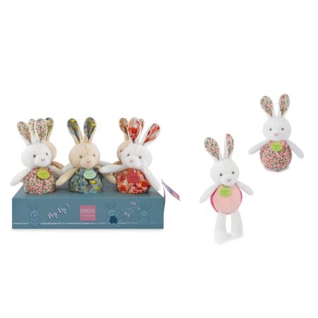 Jucarie de plus iepuras, 20 cm, Diverse modele, 1 bucata, Doudou 764509