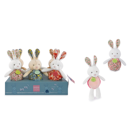 Jucarie de plus iepuras, 20 cm, Diverse modele, 1 bucata, Doudou 764509
