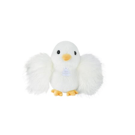 Jucarie moale din plus, 15 cm, diverse culori, Pui, 0-2 ani, 1 bucata, Doudou 762906
