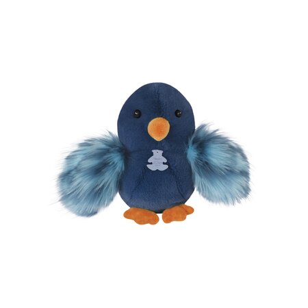 Jucarie moale din plus, 15 cm, diverse culori, Pui, 0-2 ani, 1 bucata, Doudou 762907