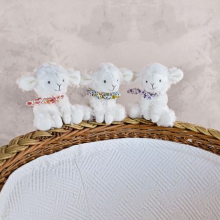 Jucarie de plus, 12 cm, Mielusel cu esarfa, Doudou 764505