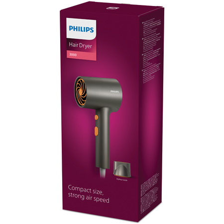 Uscator de par compact, Seria 3000, BHD321/00, Philips 762939