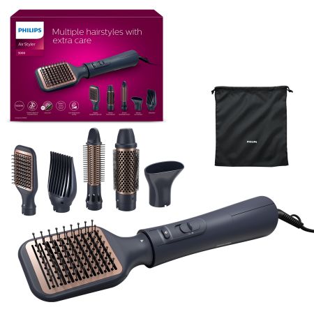 Perie cu aer cald, Seria 5000, BHA530/00, Philips
