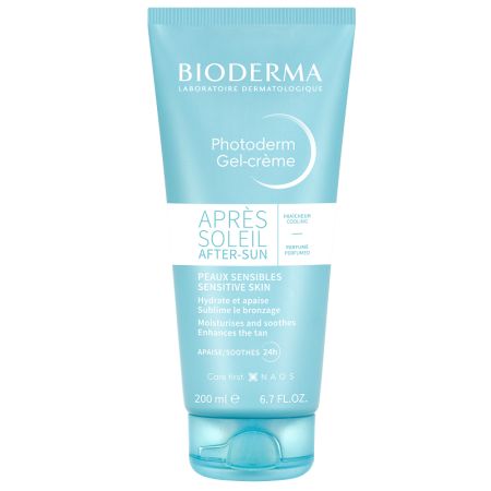 Gel-crema dupa expunerea la soare Photoderm, 200 ml, Bioderma