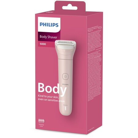 Aparat de ras pentru corp, Roz, Seria 6000, BRL128/00, Philips 763021