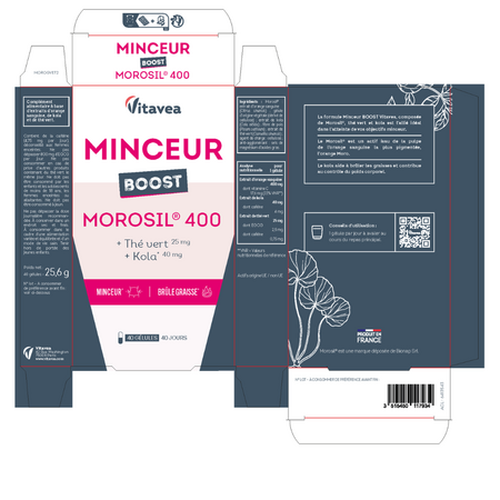 Minceur Boost Morosil 400, 40 capsule vegetale, Vitavea 769336