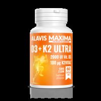D3 + K2 Ultra, 60 capsule moi, Alavis Maxima