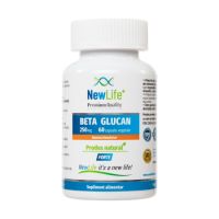 Beta Glucan, 250 mg, 60 capsule vegetale, NewLife+