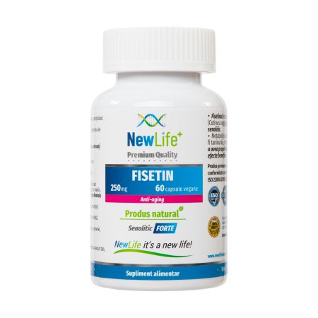 Fisetin, 250 mg, 60 capsule vegetale, NewLife+