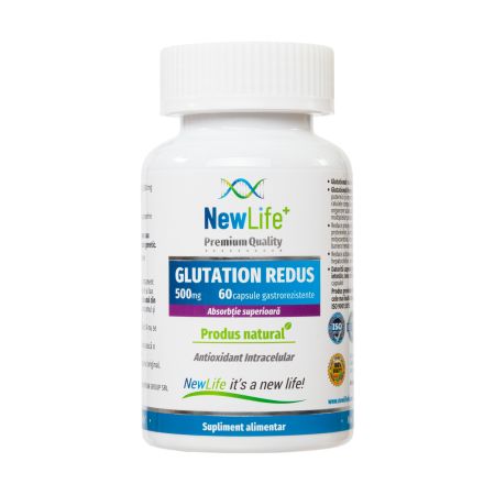 Glutation redus, 500 mg, 60 capsule