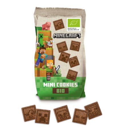 Mini biscuiti bio cu cacao, 100 g, Tasty and Unique