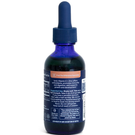 Vitamina C + Zinc Lichid, 59 ml, Trace Minerals 763746