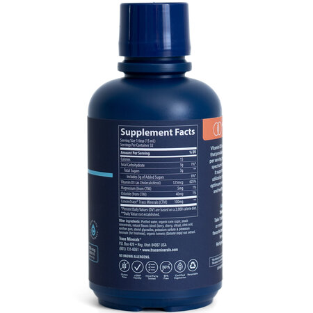 Vitamina D3 lichida, 125 mcg, 473 ml, Trace Minerals 763763