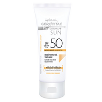 Crema pentru fata cu tenta aurie SPF 50 GH3 Derma+Sun, 50 ml, Gerovital