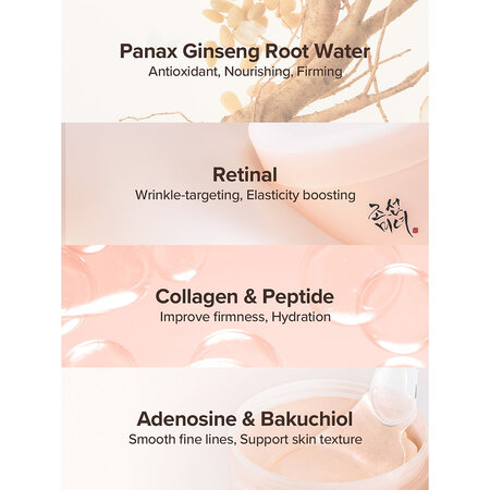 Plasturi hidrogel pentru zona ochilor Revive Ginseng, 60 bucati, Beauty of Joseon 763891